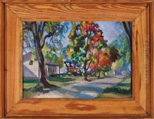 Village With Fall Colors