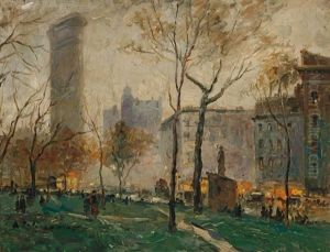 Southwesterly View From Madison Square Park by Arthur Clifton Goodwin