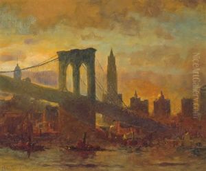 The Brooklyn Bridge by Arthur Clifton Goodwin