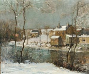 The Neponset River In Winter