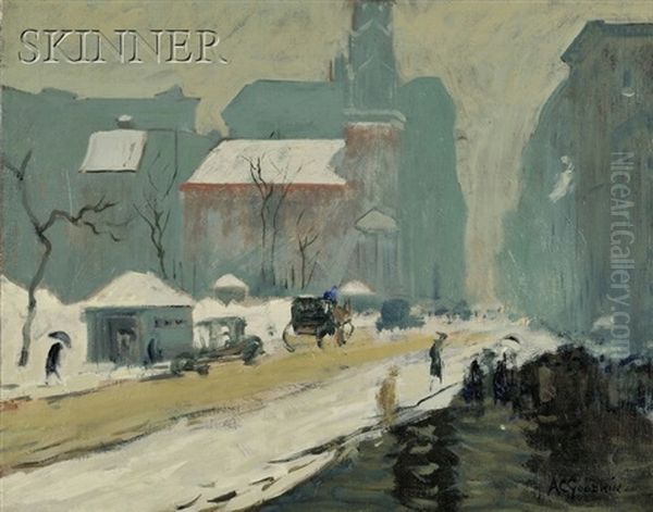 Park Street Church In Winter - view 1