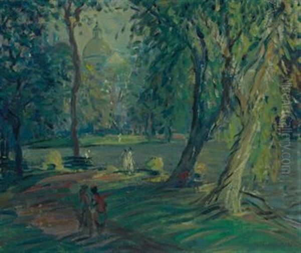 Summertime, Boston Public Gardens - view 1