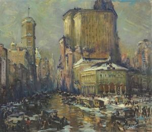Herald Square, New York by Arthur Clifton Goodwin