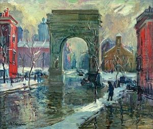 Washinton Square Arch by Arthur Clifton Goodwin