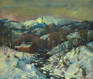 Snowy Banks Of The River by Arthur Clifton Goodwin