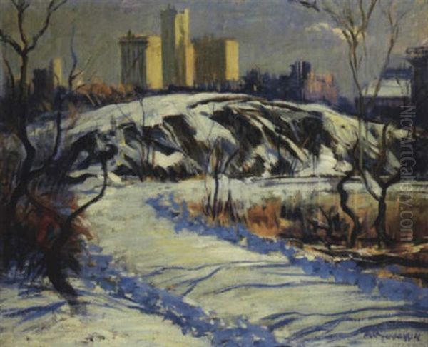 Park In Winter - view 1