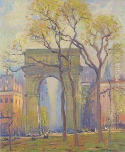 Washington Square Arch by Arthur Clifton Goodwin