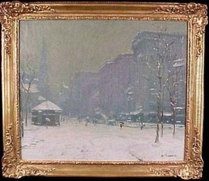 Winter City View