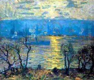 Along The Palisades, Hudson River, New York