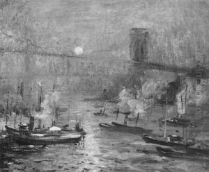 The Brooklyn Bridge by Arthur Clifton Goodwin