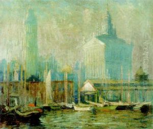 Fulton Market, New York by Arthur Clifton Goodwin