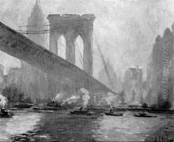 Under The Brooklyn Bridge - view 1