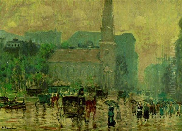 Rain On Park Street - view 1