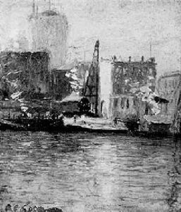 City View From The Harbor by Arthur Clifton Goodwin