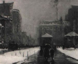 Tremont Street, Boston by Arthur Clifton Goodwin
