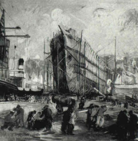 Boats At Harbor - view 1