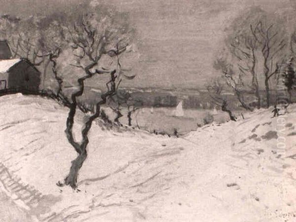 Upper Mystic River, Winter - view 1