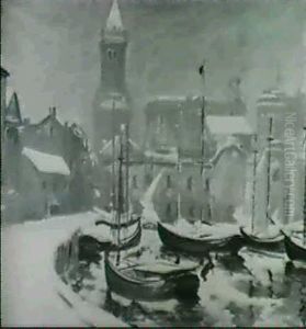 A Boston View by Arthur Clifton Goodwin