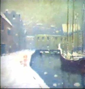Wharf Scene Wharf Scene