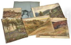 Seascape (+ 18 Others, Watercolor And Pencil; 19 Works) Seascape (+ 18 Others, Watercolor And Pencil; 19 Works)