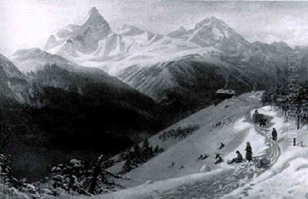 Snow And Sunshine Near Davos - view 1