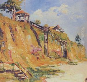 Indiana Dunes Scene by Helen M. Goodwin