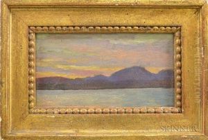 Mountain Lake At Sunset