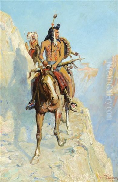 Blackfeet Indians On The War Path - view 1
