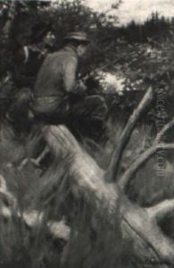 Stalking The Moose by Philip Russell Goodwin