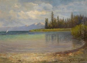 Lake Tahoe, Looking South From West Shore by Richard La Barre Goodwin