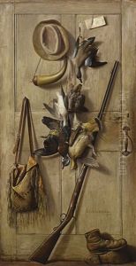 Hunting Cabin Door by Richard La Barre Goodwin
