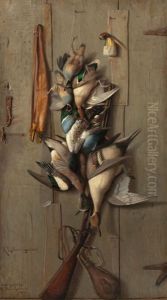 Still Life With Game And Hunting Paraphernalia by Richard La Barre Goodwin