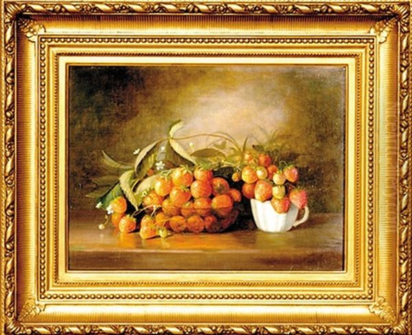 Strawberries On A Tabletop - view 1