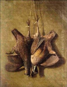 Hanging Brace Of Grouse by Richard La Barre Goodwin