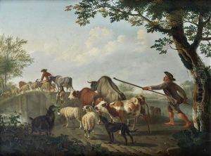 Shepherds Tending Their Flock