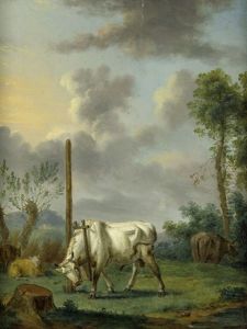 Italianisante Landschaft Mit Ruhendem Vieh; Landschaft Mit Vieh Auf Der Weide (2 Works)