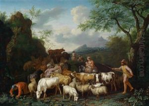Hirten Tranken Ihre Herde by Jan van Gool