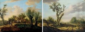 Un Arbre Au Bord D'un Chemin Anime (+ Couple Avec Un Enfant Aux Abords D'une Ferme; Pair) Un Arbre Au Bord D'un Chemin Anime (+ Couple Avec Un Enfant Aux Abords D'une Ferme; Pair)