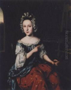 Bildnis Der Cornelia De Ryck An Der Staffelei by Jan van Goor