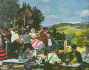 Tanz Der Floser Und Holzknechte by Josse Goossens