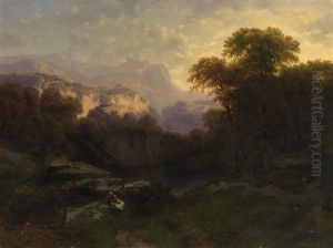 Alpine Landscape by Apollinari Gilyarievich Goravsky