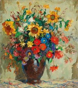 Still Life With Sunflowers