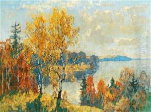 Autumn by Konstantin Ivanovich Gorbatov