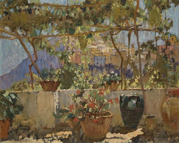 View From The Terrace, Capri - view 1