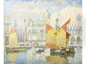 Venedig, The Doge's Palace by Konstantin Ivanovich Gorbatov