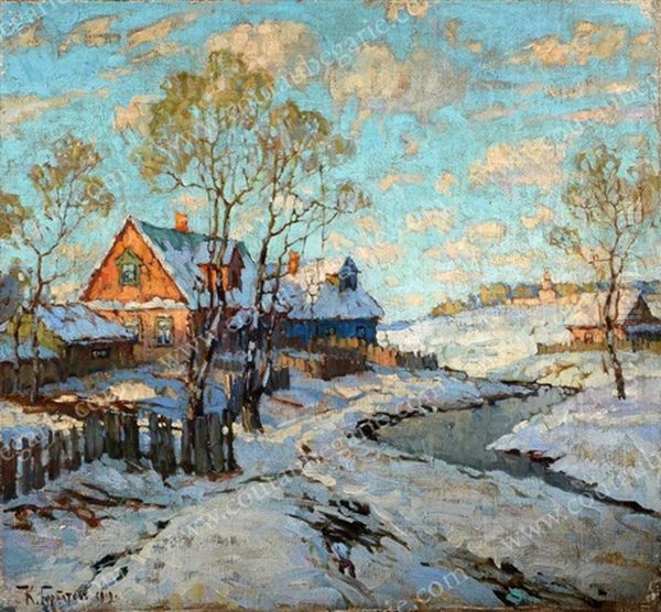 Village Sous La Neige - view 1