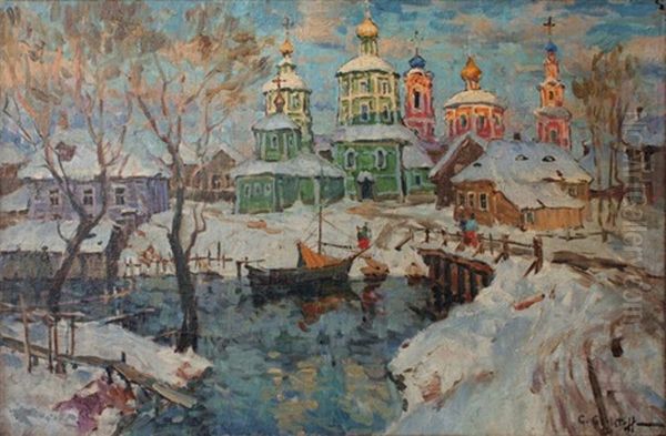 The Bridge In Front Of The Church - view 1