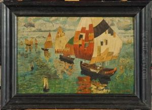 Course De Voiliers by Konstantin Ivanovich Gorbatov