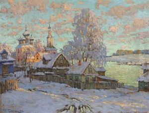 View Of The Church Of Boris And Gleb, Kostroma, Winter View Of The Church Of Boris And Gleb, Kostroma, Winter