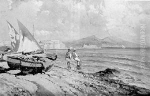 Fischer Am Strand  Von Posillipo, Neapel